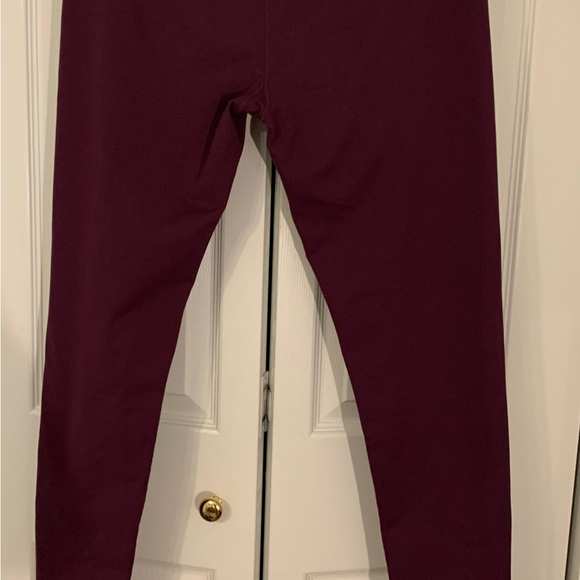 Fabletics Womens Maroon and Black Leggings - Picture 3 of 5